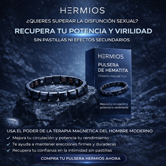Pulsera Hermios — Energía, Control y Rendimiento Masculino